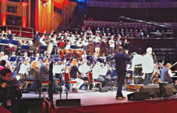 RSVP VOICES in rehearsal with Bocelli at the Royal Albert Hall